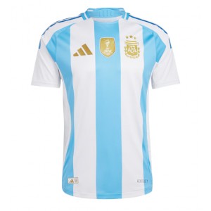 Fotbalové Dres Argentina Domácí Oblečení Copa America 2024 Krátký Rukáv